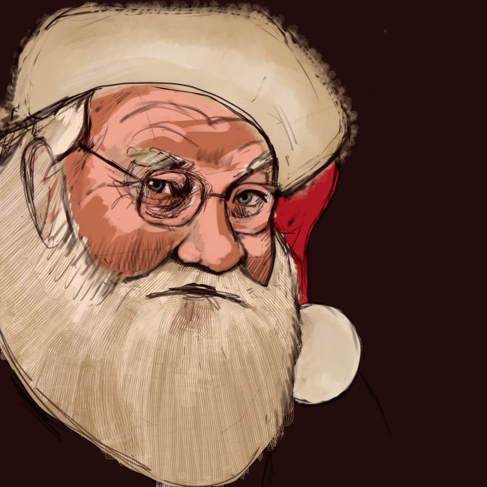 Ilustración digital navideña